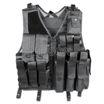 Tactical Vest with shrink free high density mesh lining